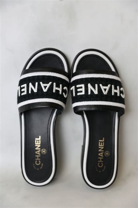 chanel slides men's|Chanel slides stockx.